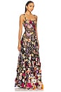 view 2 of 4 Jasmine Floral Maxi Dress in Black Multi