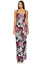 view 1 of 4 Dahlia Gown in Pink Multi