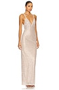 view 2 of 4 Allegra Sequin Maxi Dress in Silver