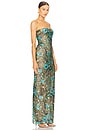 view 2 of 4 Dahlia Maxi Dress in Teal Multi