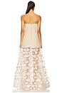 view 3 of 3 Harper Strapless Gown in Cream