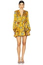 view 1 of 3 Bedouin Hanna Mini Dress in Yellow Multi