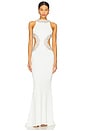 view 1 of 4 Camila Rhinestone Gown in White