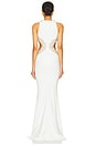 view 3 of 4 Camila Rhinestone Gown in White