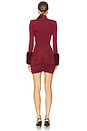 view 3 of 3 Eleanor Mini Dress in Burgundy