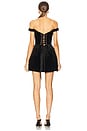 view 3 of 4 Anita Off The Shoulder Mini Dress in Black