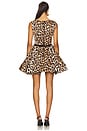 view 3 of 3 Luciana Leopard Mini Dress in Black & Brown