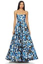 view 1 of 4 Cassandra Maxi Dress in Blue Multi