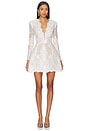 view 1 of 4 Isabella Long Sleeve Mini Dress in White