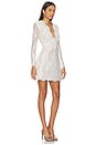 view 2 of 4 Isabella Long Sleeve Mini Dress in White
