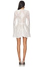 view 3 of 4 Isabella Long Sleeve Mini Dress in White