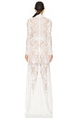 view 3 of 3 Eleanor Lace Gown in White
