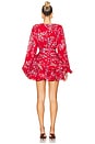 view 3 of 3 Bedouin Mini Dress in Red Multi