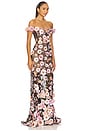 view 2 of 4 Jasmine Gown in Black Multi