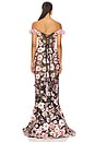 view 3 of 4 Jasmine Gown in Black Multi