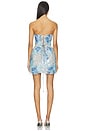 view 3 of 4 Jasmine Maraya Strapless Mini Dress in Powder Blue Multi