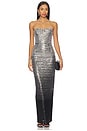 view 1 of 4 Dahlia Maxi Dress in Metallic