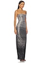 view 2 of 4 Dahlia Maxi Dress in Metallic