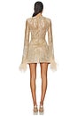 view 3 of 4 Tokyo Mini Dress in Gold
