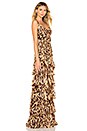 view 2 of 3 Amazon Gown in Black & Brown