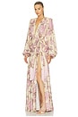 view 2 of 3 Magnolia Carmen Gown in Blush Multi