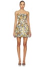 view 1 of 4 Bella Butterfly Maraya Strapless Mini Dress in Multi