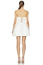 view 3 of 4 Estelle Floral Strapless Mini Dress in White