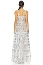 view 3 of 4 Midnight Embellished Gown in White