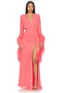 view 1 of 3 Geisha Maxi Dress in Coral