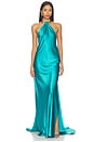 view 1 of 4 VESTIDO LARGO AMARA in Cerulean