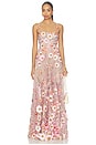 view 1 of 4 MAXIVESTIDO LARGO VENICE in Pink Multi