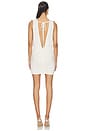 view 3 of 4 ROBE COURTE BELLA in White