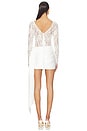 view 5 of 4 ROBE COURTE VIENA in White