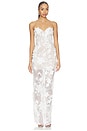view 1 of 4 Dahlia Bridal Strapless Maxi Dress in White
