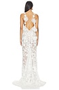 view 5 of 5 VESTIDO LARGO EDEN in Blanc