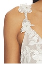 view 6 of 5 VESTIDO LARGO EDEN in Blanc