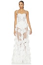 view 1 of 4 ROBE DE SOIRÉE ANASTASIA in White