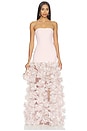 view 1 of 4 Harper Strapless Gown in Blush