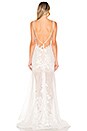view 3 of 4 Estelle Gown in White