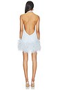 view 3 of 5 Madeline Diamond Mini Dress in Powder Blue