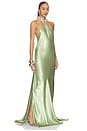 view 3 of 5 Amara Backless Gown in Sage