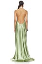 view 4 of 5 Amara Backless Gown in Sage