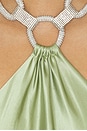 view 5 of 5 Amara Backless Gown in Sage
