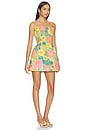 view 2 of 4 Soleil Sequin Maraya Strapless Mini Dress in Yellow Multi