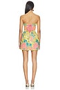 view 3 of 4 Soleil Sequin Maraya Strapless Mini Dress in Yellow Multi