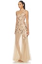 view 3 of 5 ROBE MAXI LAYLA in Nude