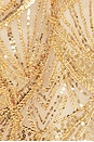 view 4 of 4 ROBE COURTE GISELLE in Gold