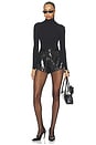 view 6 of 6 Sequin Micro Shorts in Black