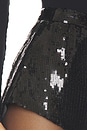 view 7 of 6 Sequin Micro Shorts in Black
