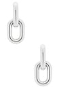 view 3 of 3 Double Link Earrings in Silver